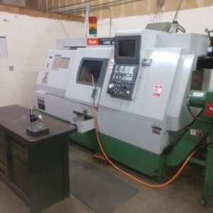 Mazak SQT-18MS CNC Lathe, 1997 – Live Tooling, Sub Spindle, Under Power