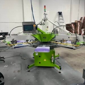 ROQ FIT 4 Color 8 Station Screen Printer with ROQ Dry Run, 2022