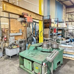 5″ X 5″ X 1/2″, ROUNDO R5s HYDRAULIC ANGLE ROLLS, Tooling & Jib Crane Included