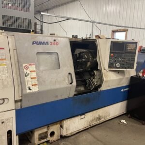 Daewoo Puma 240 CNC Lathe, 2005 – Fanuc, Tailstock