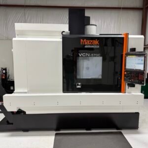 Mazak VCN 570C VMC, 2023 – Dual Probing Kit, Chip Conveyor, Thru Spindle Coolant, Mist Collector