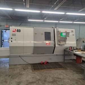 Haas SL-40 CNC Lathe, 2012 – Chip Conveyor, Tailstock