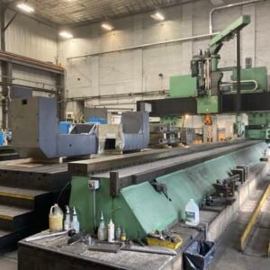 40′ x 8′ RD&D Model VTC 53/60 CNC Gantry Mill, 1990 – Universal Head, 80 HP, Cat 50, Fanuc Control