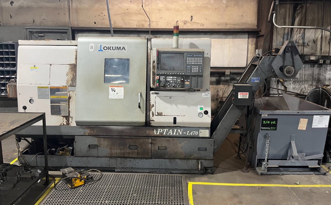 Okuma Captain L470 CNC Lathe, 2001