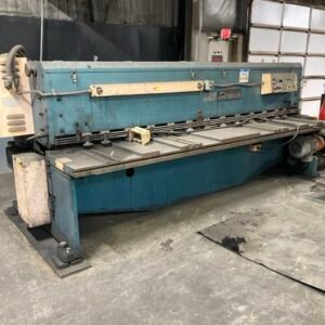 3/16″ x 10′ Amada M-3045 Mechanical Power Squaring Shear, 1984 – Backgauge