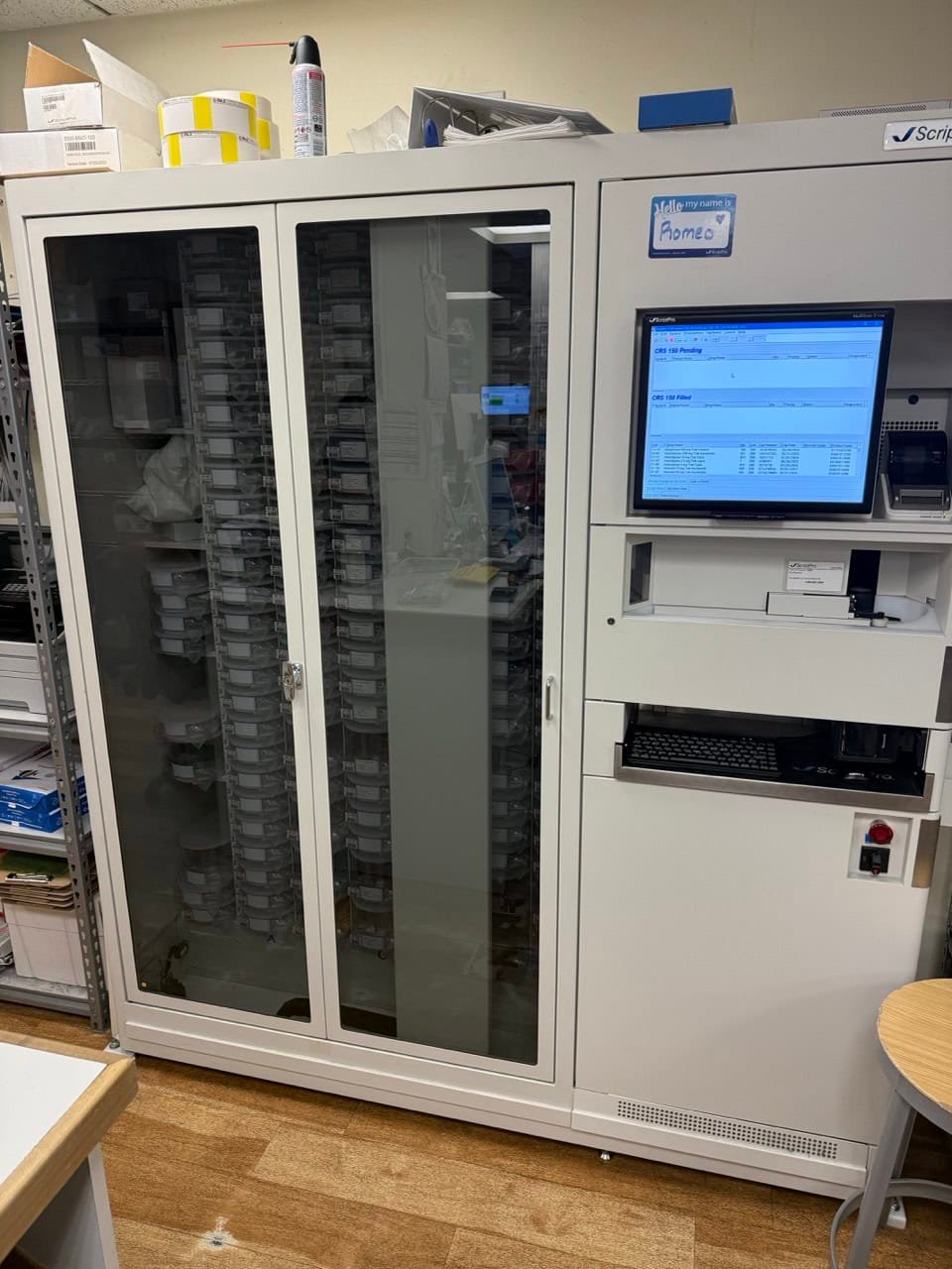 ScriptPro CRS 150 Pharmacy Dispensing Robot – 2024 – High-Speed Automated Prescription System