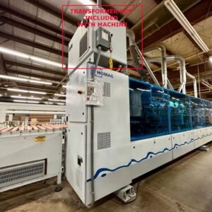 Homag Optimat KAL310 Edgebander, 2007 – Pre-Mill Profile Molding, End Polishing, I-Tooling, Fine Trim