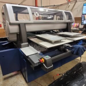 Kornit Avalanche Avalanche HD6 – R series 70-MACH-9580 Direct to Garment Printer with 6 Color Channels, 2021 – Includes Adelco EcoTex Advanced Curing Systems Dryer