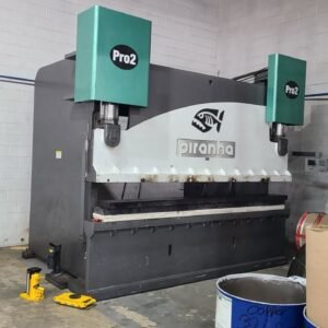 12′ x 275 Ton Piranha Pro Series 2 CNC Hydraulic Press Brake, 2000 – Delem CNC Control