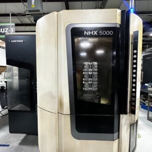 DMG Mori NHX 5000 HMC, 2017 – Full 4th Axis, TSC, ERGOline Celos M730UM Control, Chip Conveyor