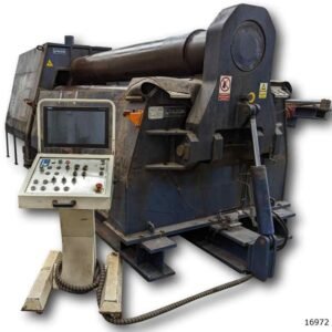 1.42″ x 10′ Faccin 4HEL-3146 CNC Plate Roller, 2016 – Overhead & Side Supports