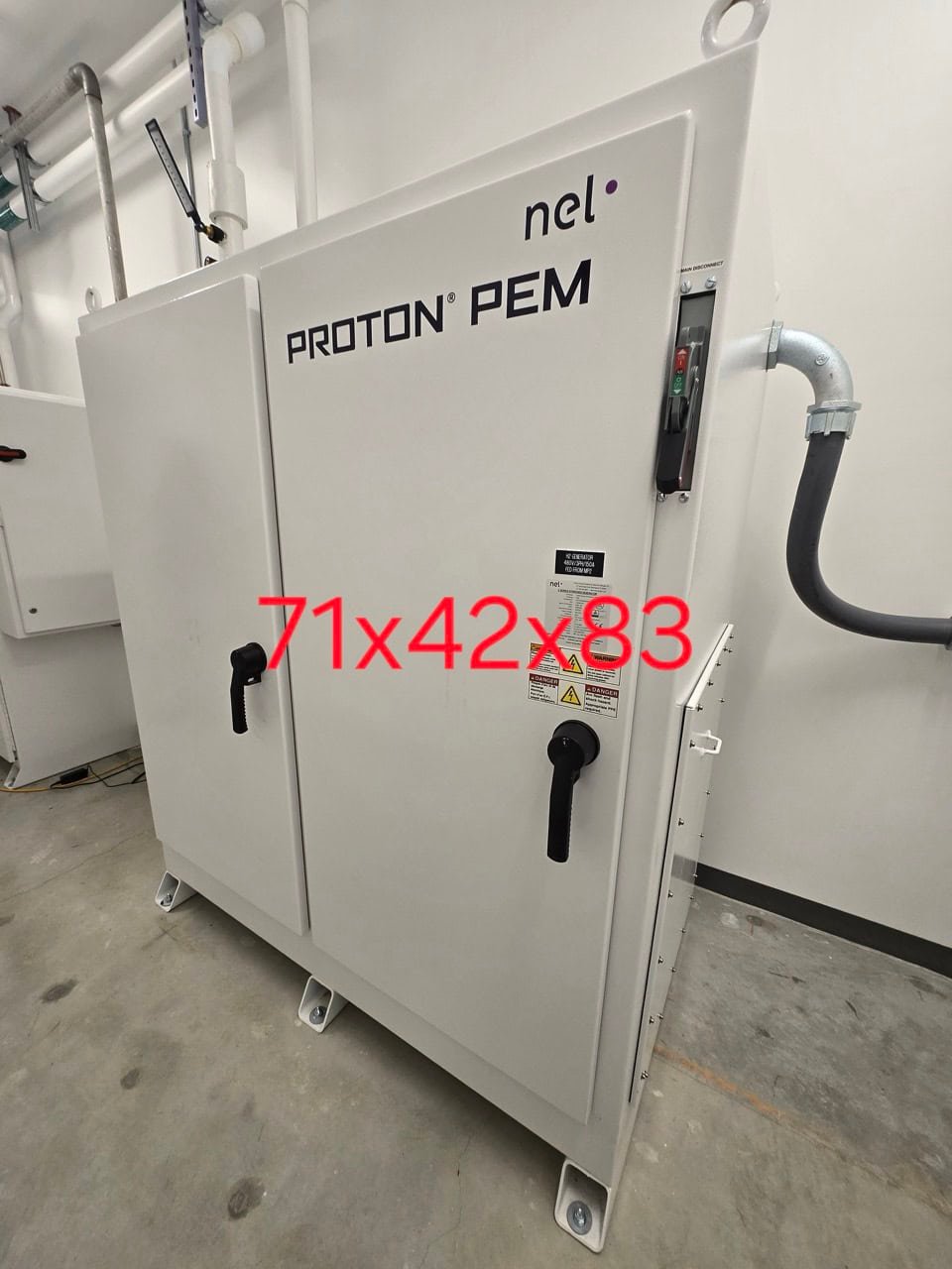 NEL PEM C10 Electrolyser Hydrogen Generator, 2022
