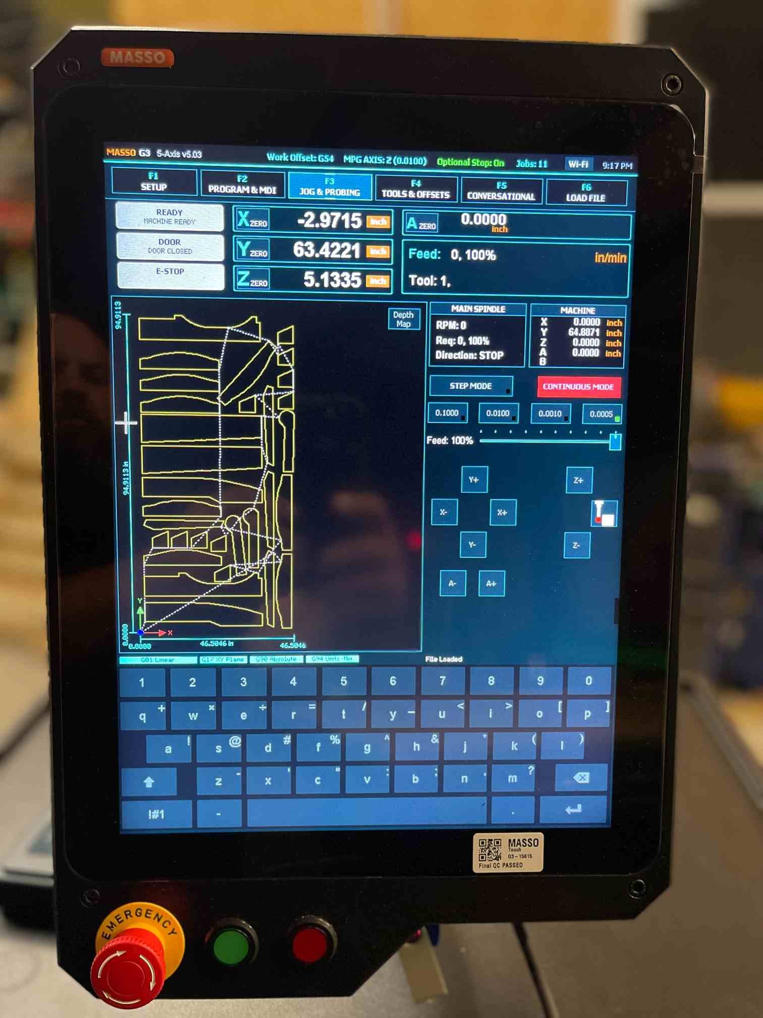 Green Reaper LD-4800M CNC Router, 2023 – 1 Year Warranty, Masso 14” Touch Screen Control system - Image 11