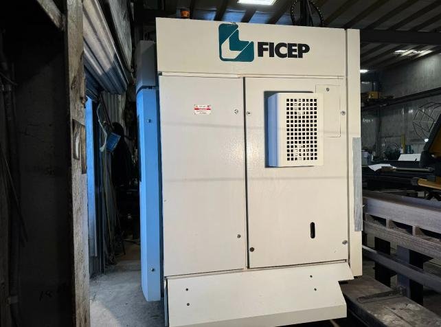 Ficep Excalibur 1201 DE CNC Single Spindle Beam Drill, 2016 – 60′ Roller Table, 6 Station ATC - Image 11