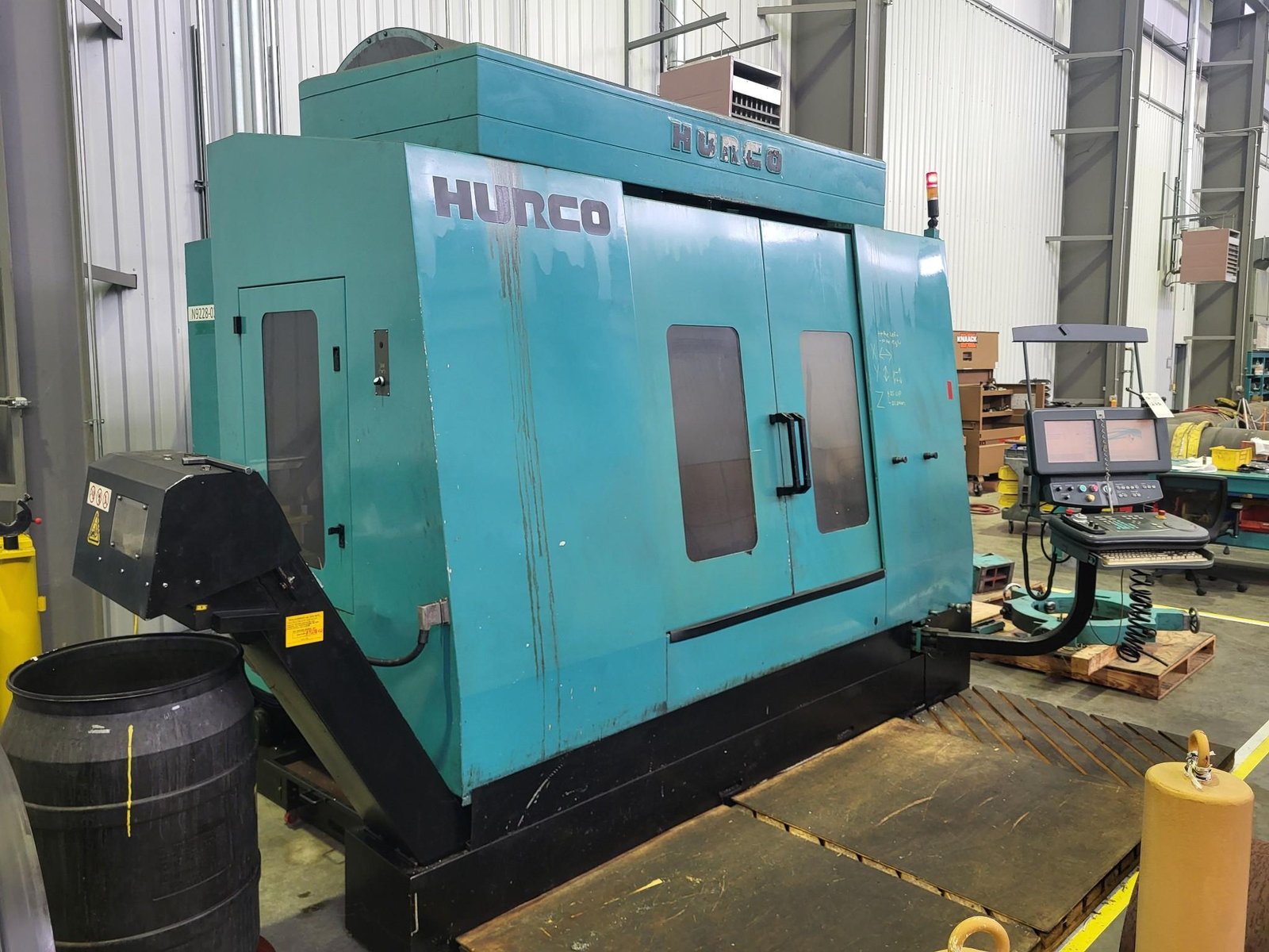 Hurco VMX50/50T CNC VMC, 2012 – 4-Axis H-400, Chip Conveyor, CTS Prep, WinMax - Image 15