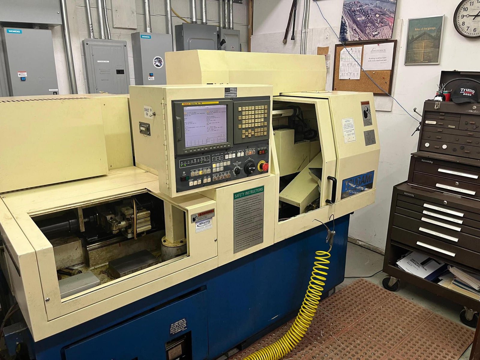 Tsugami BS32C-III Swiss CNC Lathe, 2006 – FMB 3-36 / 3800 Bar Feed - Image 13