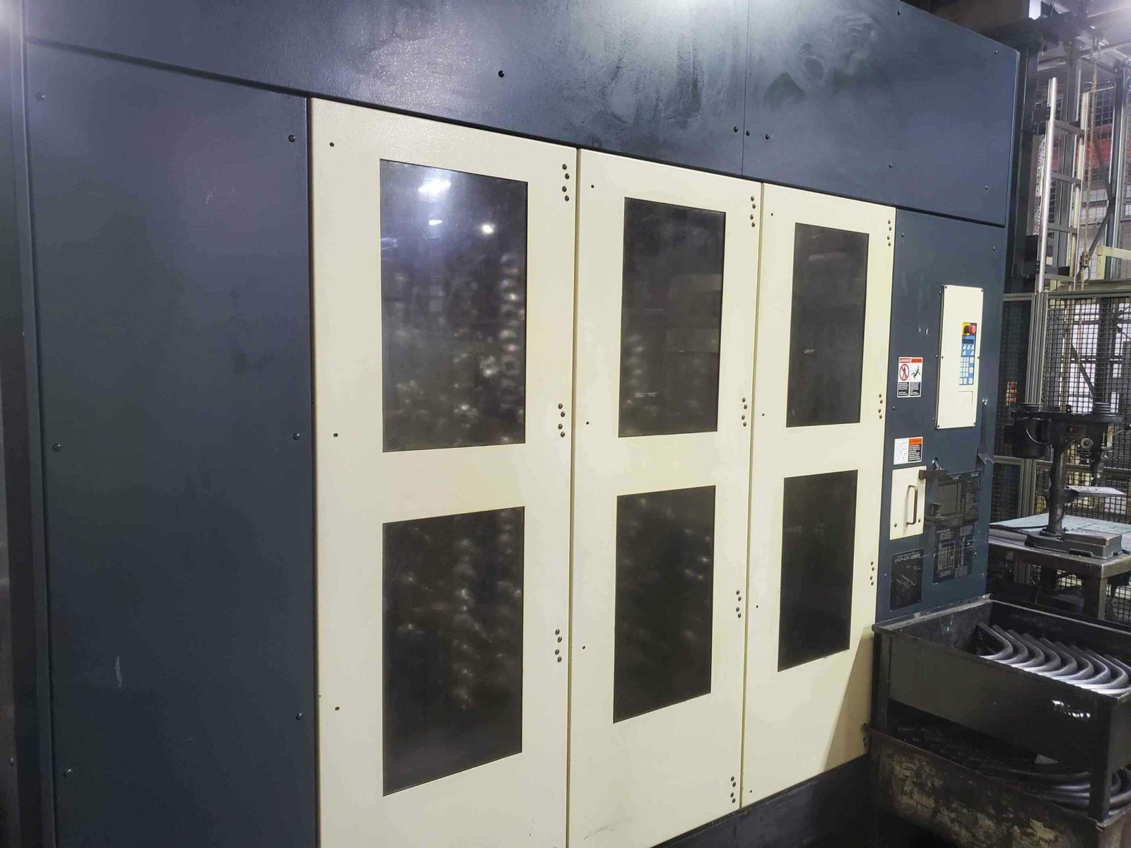 (2) Makino A66E HMC Cell, (1) 2003 & (1) 2005 – Both Full 4th Axis, Pallet size 19.7″ x 19.7″, Pro 3 Control, Auto Pallet Changer, TSC - Image 13