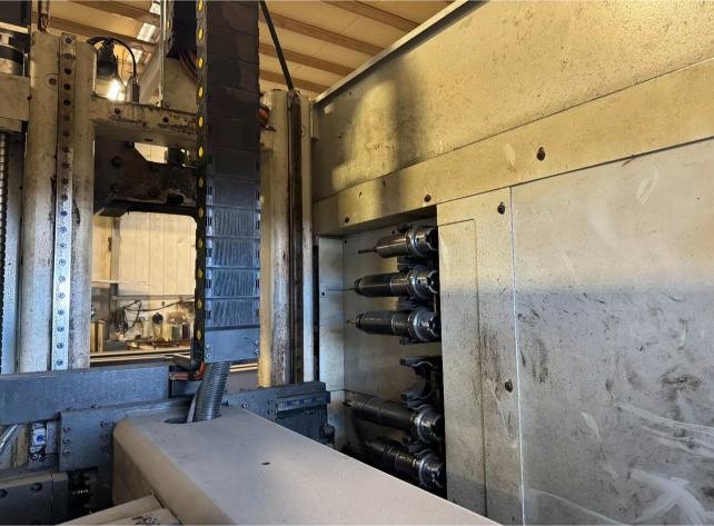 Ficep Excalibur 1201 DE CNC Single Spindle Beam Drill, 2016 – 60′ Roller Table, 6 Station ATC - Image 15