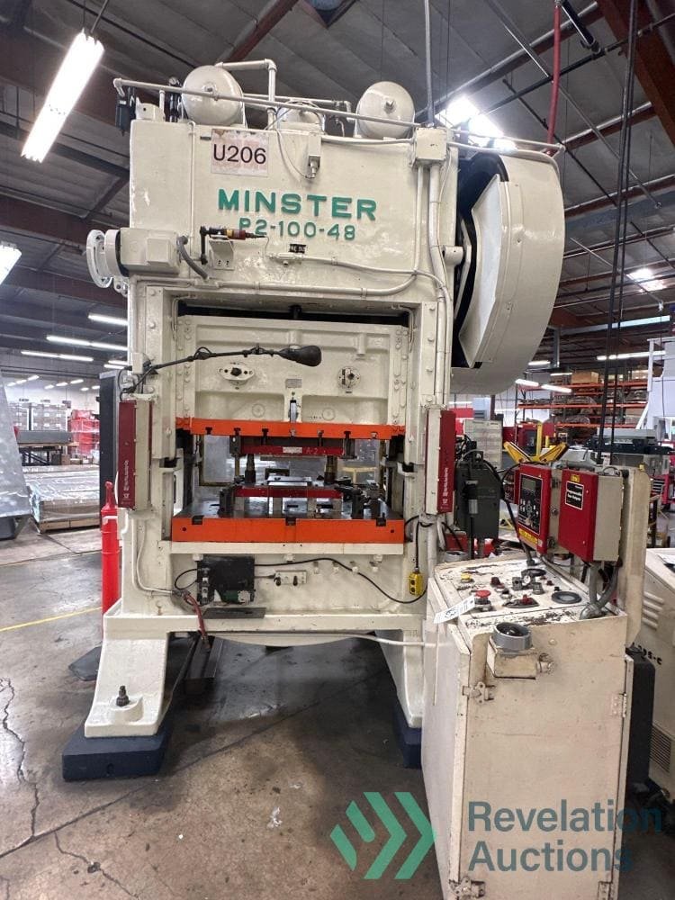 100 Ton Minster Stamping Press P2 -100-48 - Image 2