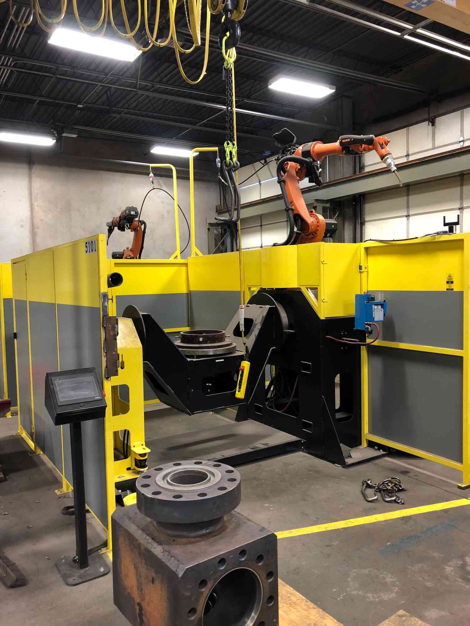 Kuka SL-4-32 x 72-2000 ESAB Swift Arc Robotic Weld Cell, 2015 – Never Used in Production!! - Image 2