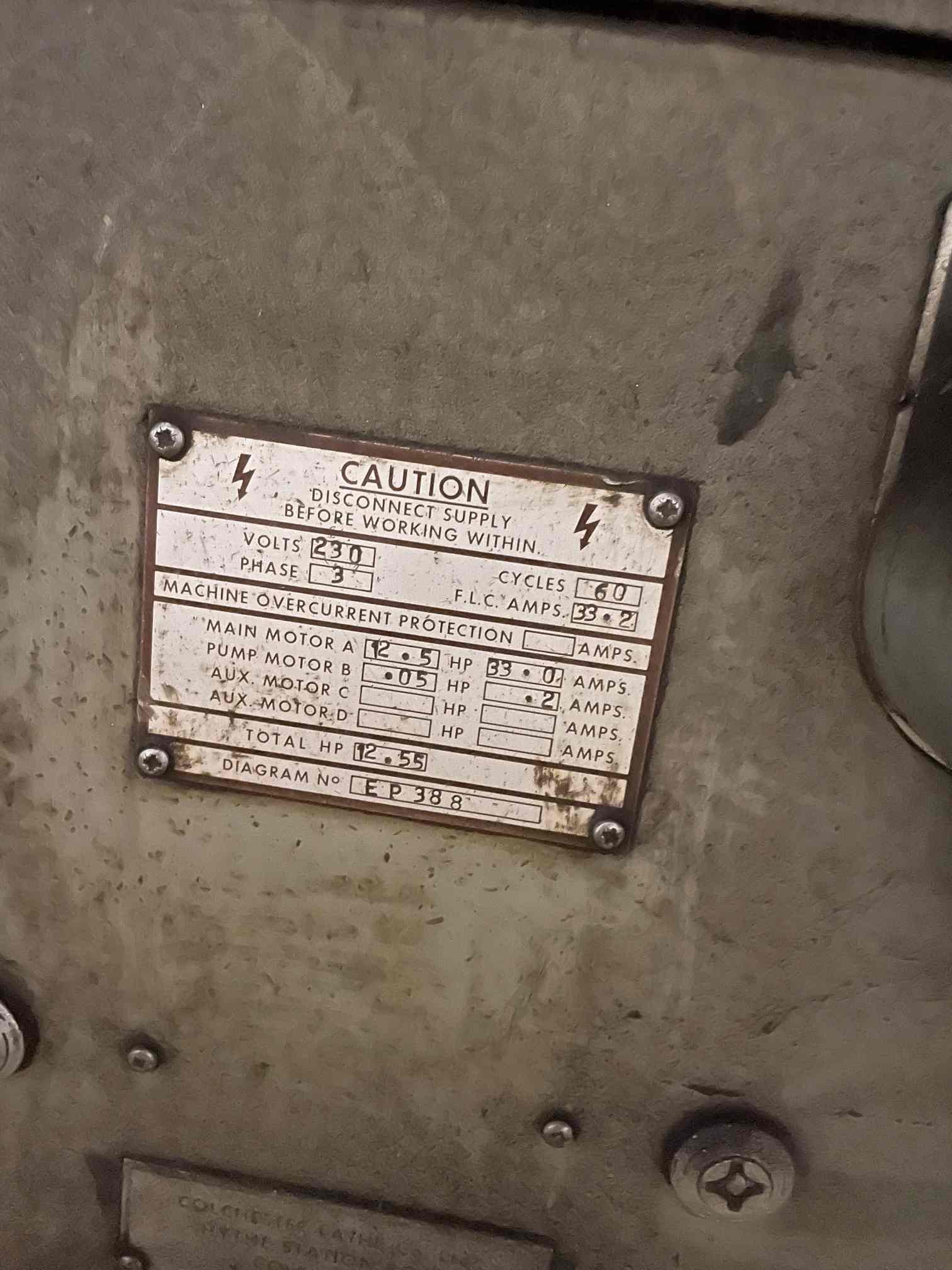 21″ x 100″ Clausing Colchester 8100 Series Engine Lathe, 1982 - Image 2