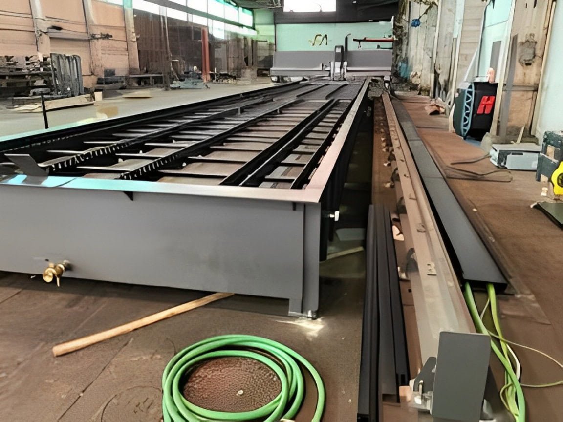 10′ x 60′ Lone star Commander III CNC Plasma Oxy Fuel Table Pipe Cutting and Steel Beam Machine, 2020 - Image 2