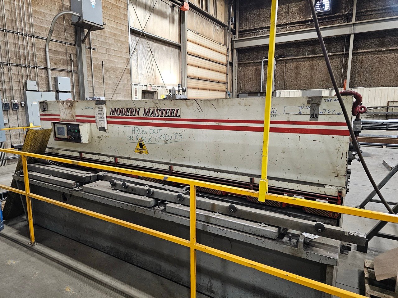 1/4″ x 10′ Masteel MSH-10250 Hydraulic Shear - Image 2