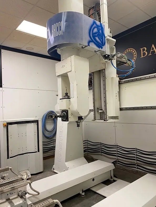 Bacci Masterjet CNC Router, 2014 – 5 Axis, Dual Table, Tool Changer - Image 2