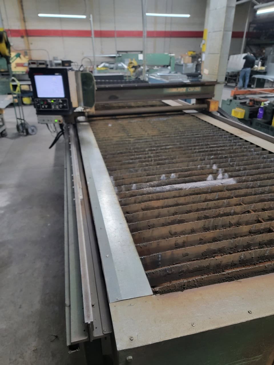 5′ x 20′ Linde CM250 CNC Plasma, 1990 – 65 Amp Hypertherm Powermax 65 - Image 2