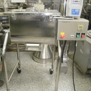 2 Cubic foot Stainless steel Double Ribbon Blender – Unused 1HP Motor & Gearbox 120v, Full Rebuilt Electronics.