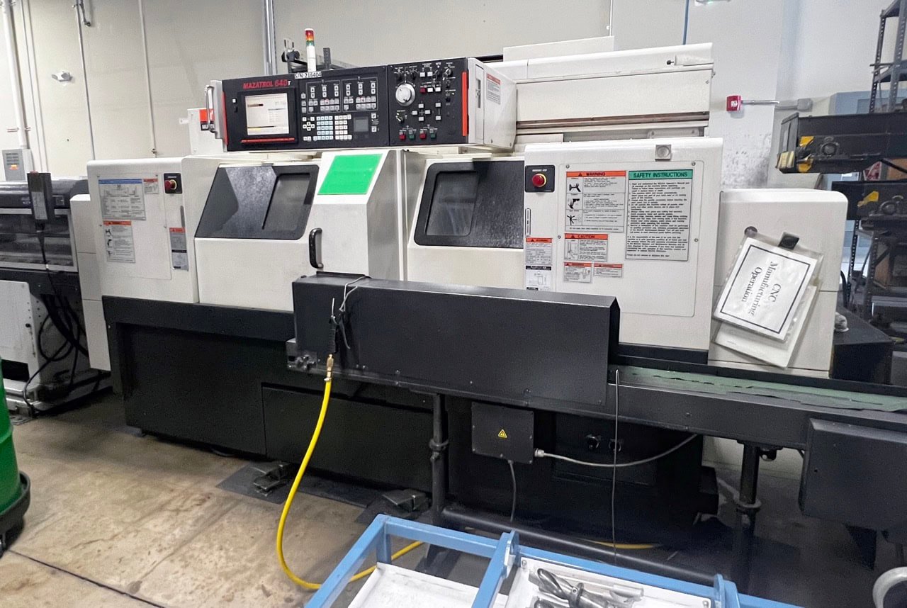 Mazak Multiplex 6200Y CNC Turning Center, 2009 – Y-Axis, Live Tool Milling, LNS Bar Feeder, Conveyor - Image 3