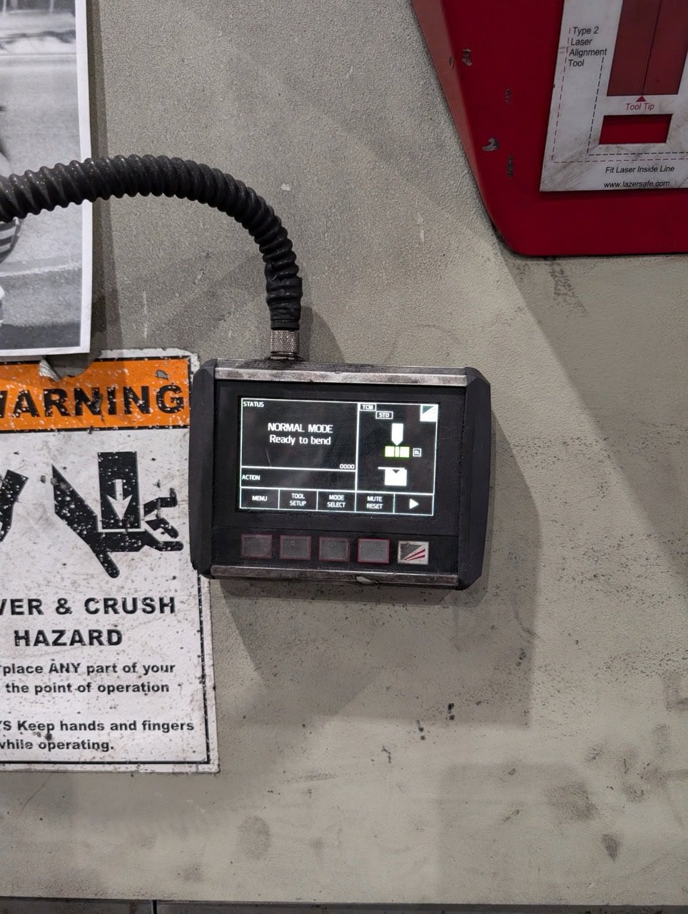 500 Ton x 20′ Accurpress 450020 CNC Press Brake, 2018 – Accel Package, 6 Axis Backgauge - Image 15