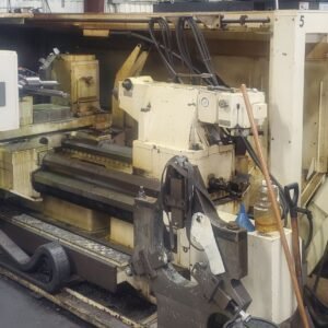Okuma LH55 CNC Lathe, 2005 – PRICE REDUCTION, Chip Conveyor, Tailstock, 24″ Chucks