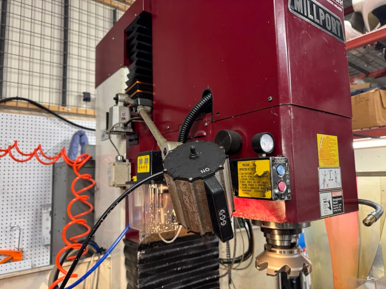 Millport Red Rhino CNC Knee Mill, 2006 – Troyke 5-Axis Rotary, Centroid M400 CNC Controller - Image 9