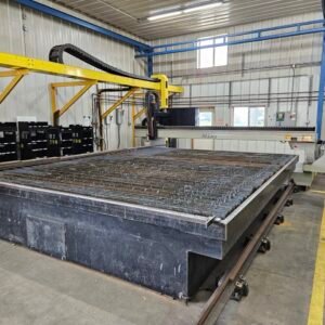 13.5′ x 16.5′ Alltra DDT HPR130 Plasma Table, 2006 – Updated Burny 10 LCD Control W/Camfil Dust Collector System