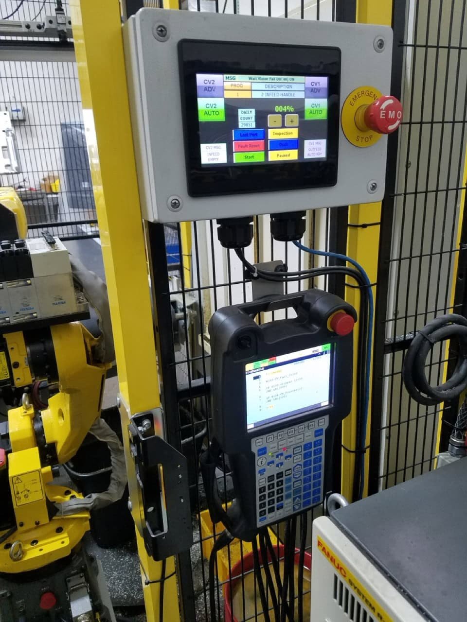 RoboFlex CS Robotic Cell, 2016 – Fanuc M-10iA/12 Robot, 8.5′ Conveyor System, Fanuc iRVision - Image 3