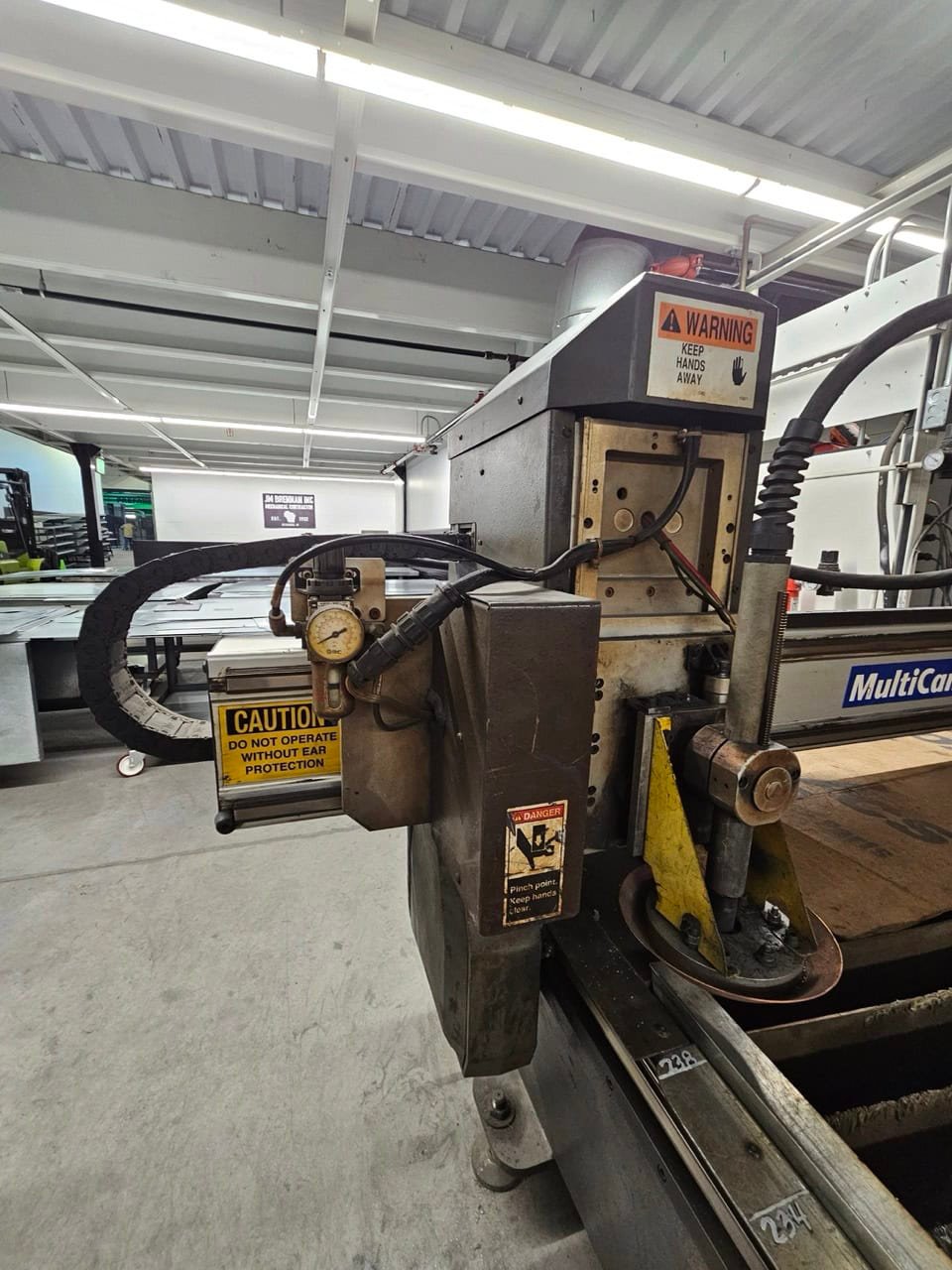 5′ x 20′ MultiCam 1000 CNC Plasma, 2011 – Hypertherm Powermax 65 - Image 6