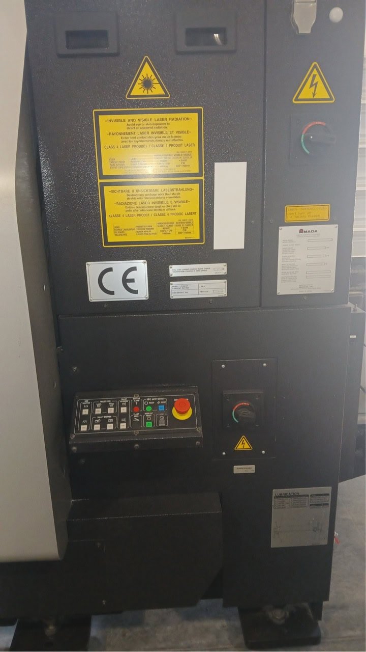 4000 Watt Amada Ventis 3015 AJ Fiber Laser, 2021 – 5′ x 10′ Table, Amada Dust Collector, Orion Chiller - Image 28