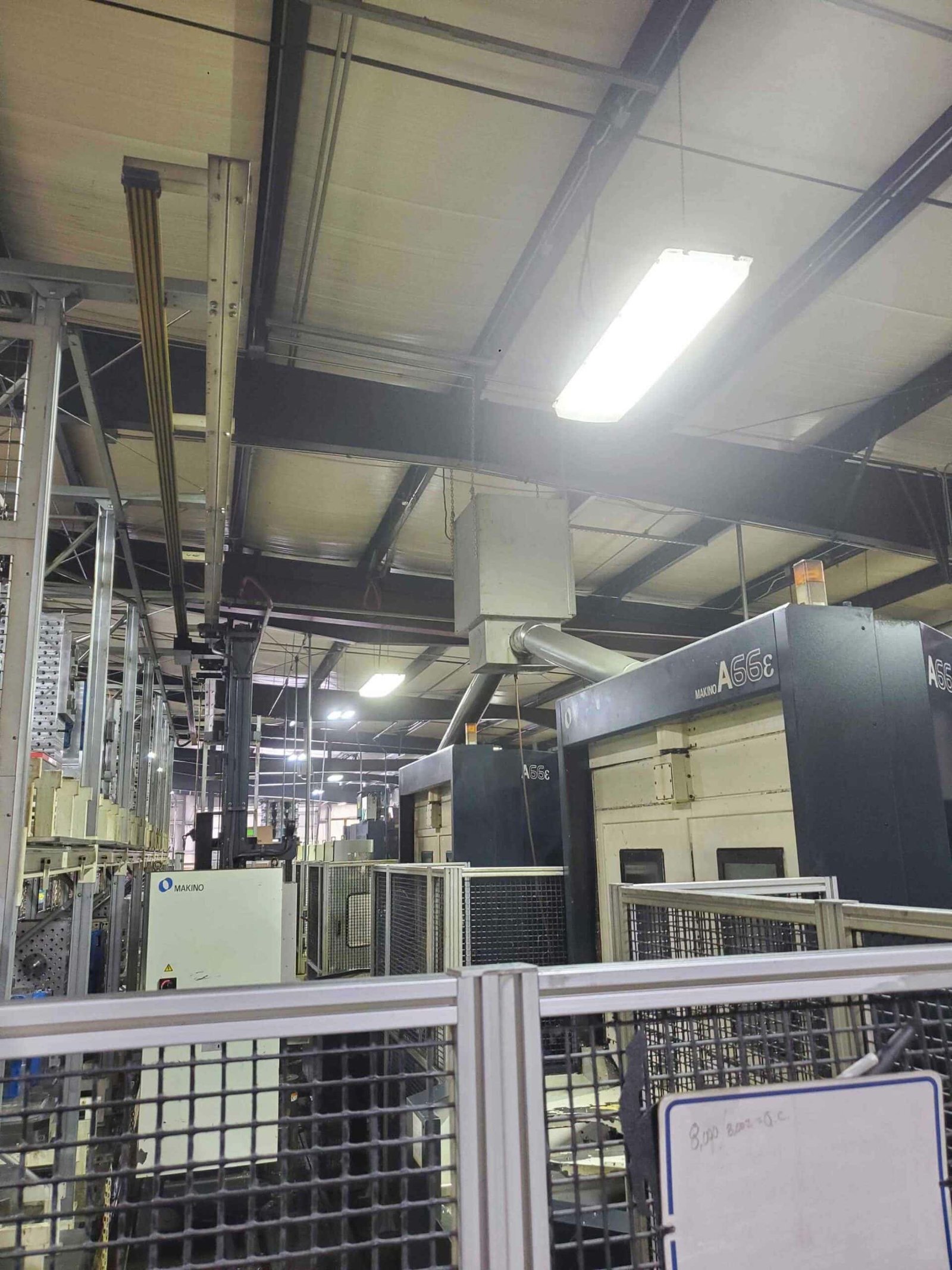 (2) Makino A66E HMC Cell, (1) 2003 & (1) 2005 – Both Full 4th Axis, Pallet size 19.7″ x 19.7″, Pro 3 Control, Auto Pallet Changer, TSC - Image 24