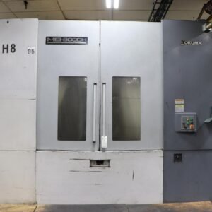 Okuma MB8000H CNC Horizontal Machining Center, 2011 – Chip Conveyor, Through-Spindle Coolant