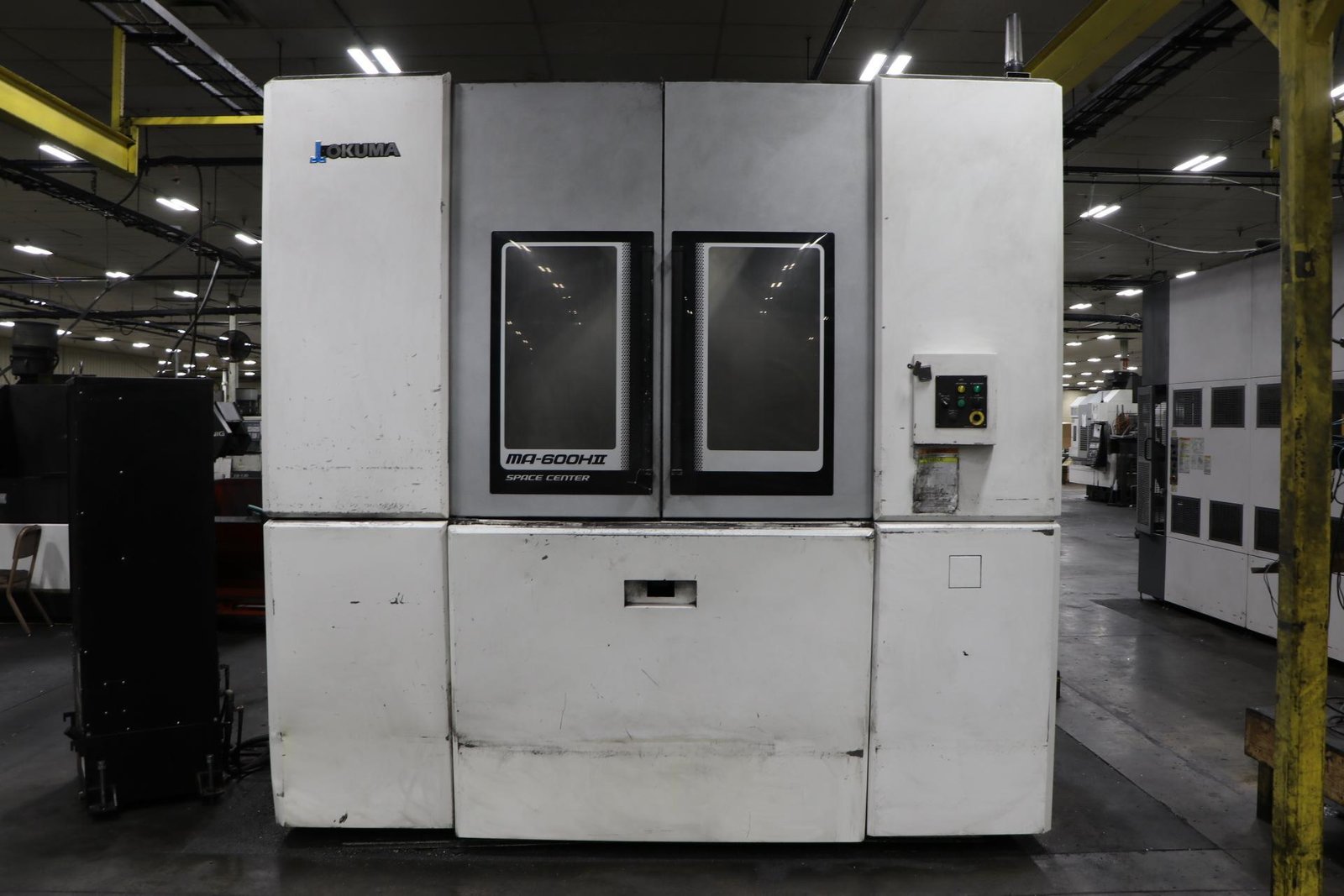 Okuma MA-600HII CNC Horizontal Machining Center, 2019 – Chip Conveyor, Through Spindle Coolant