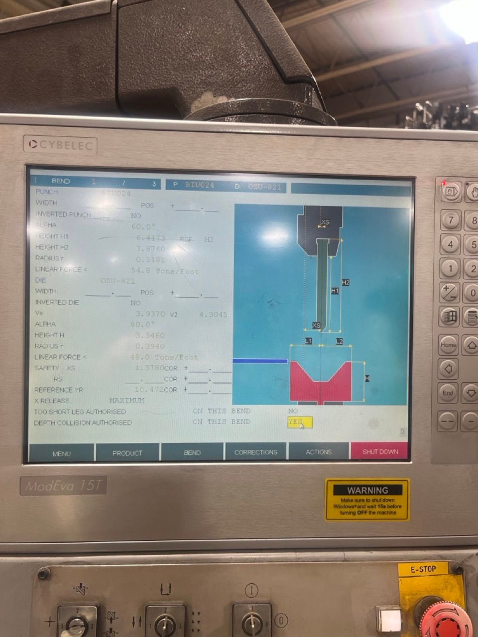 220 Ton x 13′ Bystronic Beyeler PR 200 IPC CNC Hydraulic Press Brake, 2005- Upgraded Control - Image 3