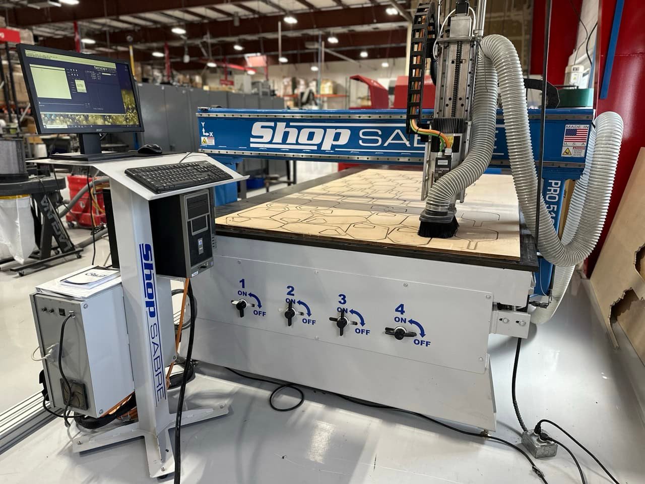 5′ x 10′ ShopSabre PRO510 Router, 2020 – Tool Changer, Vacuum System - Image 3