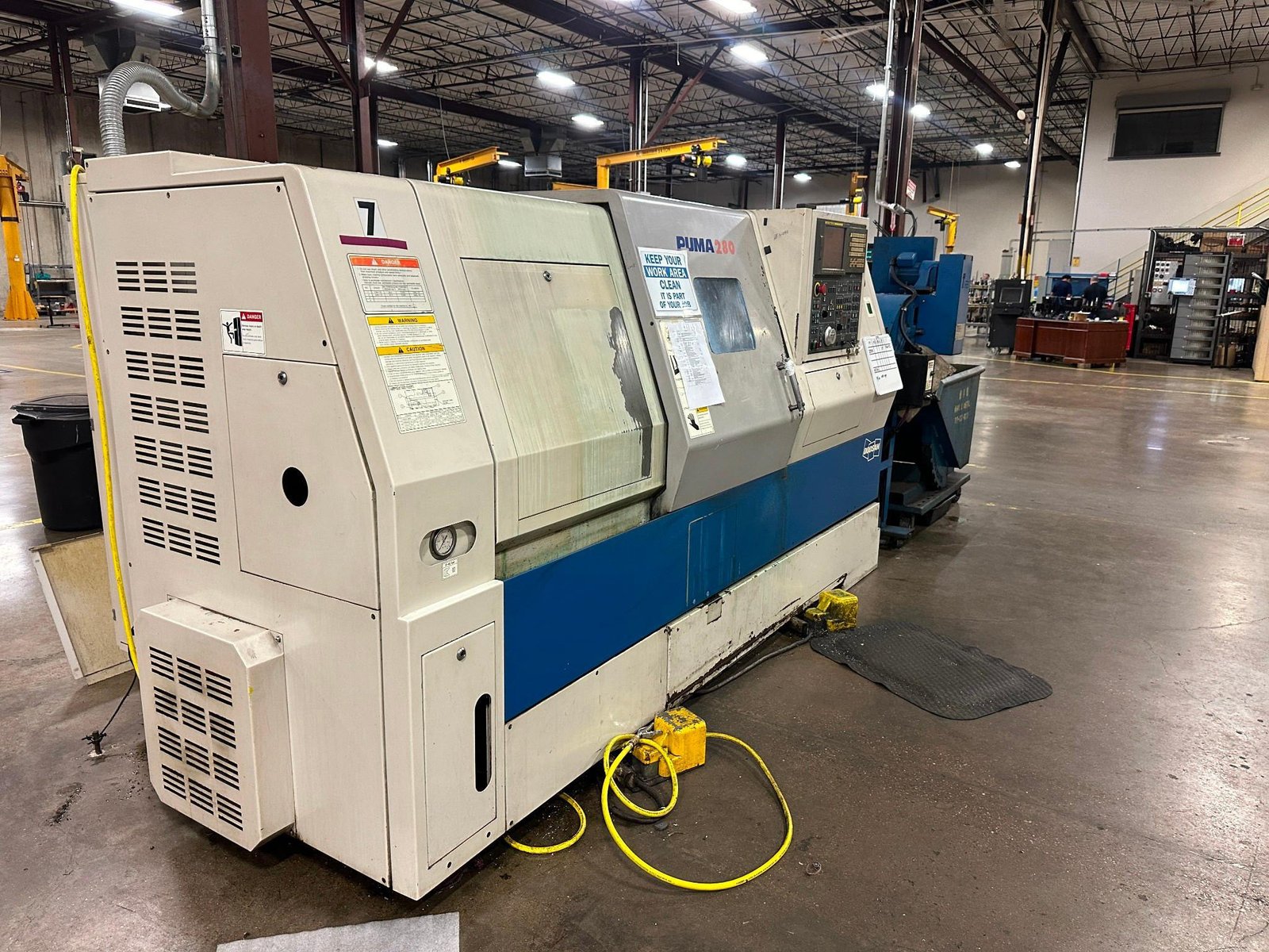 Doosan Puma 280 CNC Lathe, 2007 – Low Hours, 10″ Chuck - Image 3