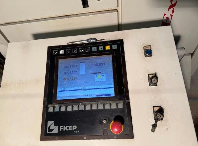 Ficep Excalibur 1201 DE CNC Single Spindle Beam Drill, 2016 – 60′ Roller Table, 6 Station ATC - Image 3