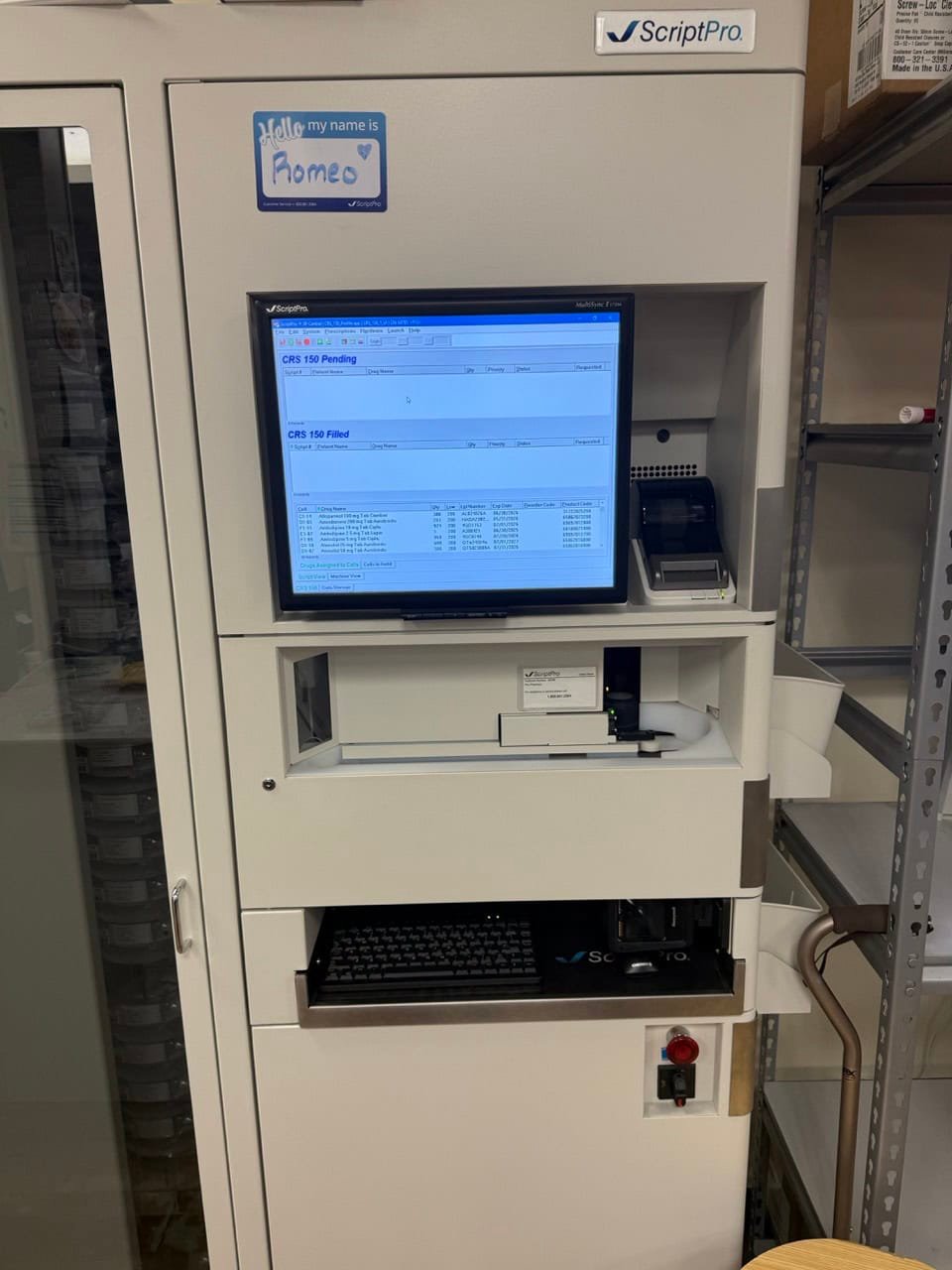 ScriptPro CRS 150 Pharmacy Dispensing Robot – 2024 – High-Speed Automated Prescription System - Image 3