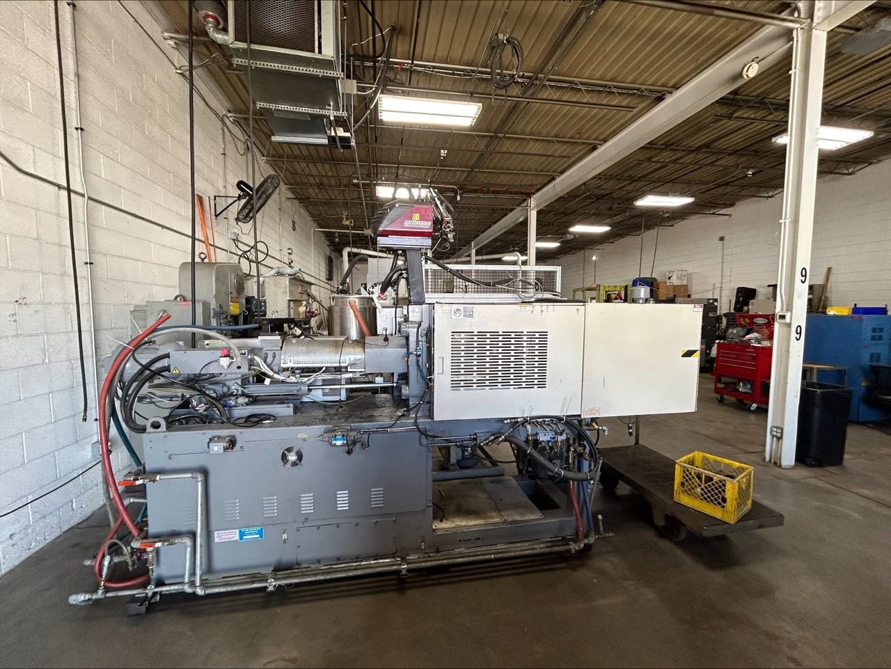 70 Ton 3.8 oz Shot Size Nissei NS60-9A Injection Molding Machine, 2006 - Image 3