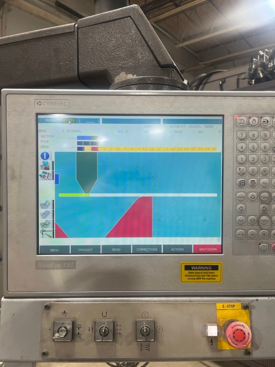 220 Ton x 13′ Bystronic Beyeler PR 200 IPC CNC Hydraulic Press Brake, 2005- Upgraded Control - Image 4