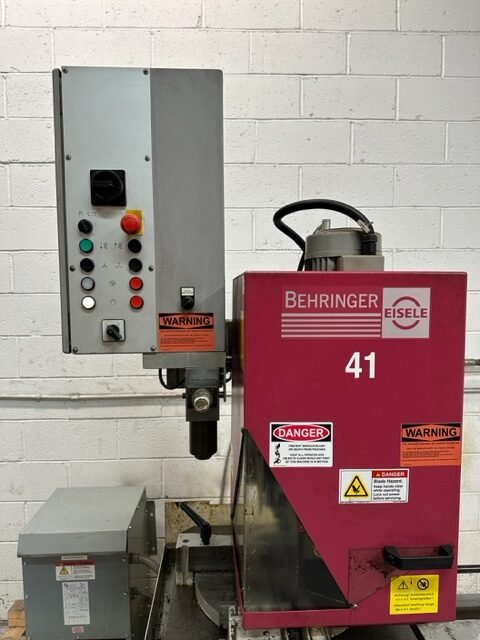 Behringer VMS400H Cold Saw, 2009 – Available immediately - Image 4