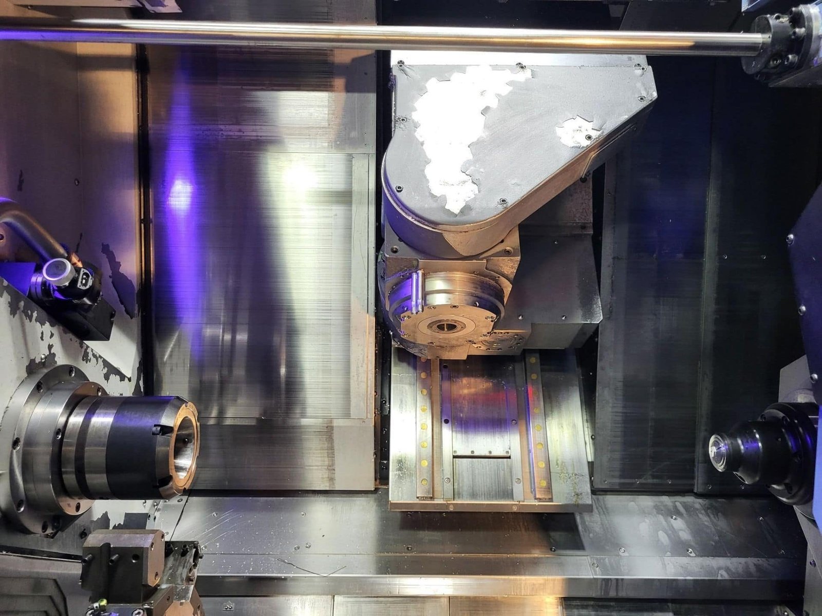 Doosan Puma MX1600ST CNC Lathe, 2013 – Parts Conveyor, ChipBlaster Coolant System, Sub-Spindle, Chip Conveyor, Quick Change Chuck - Image 4